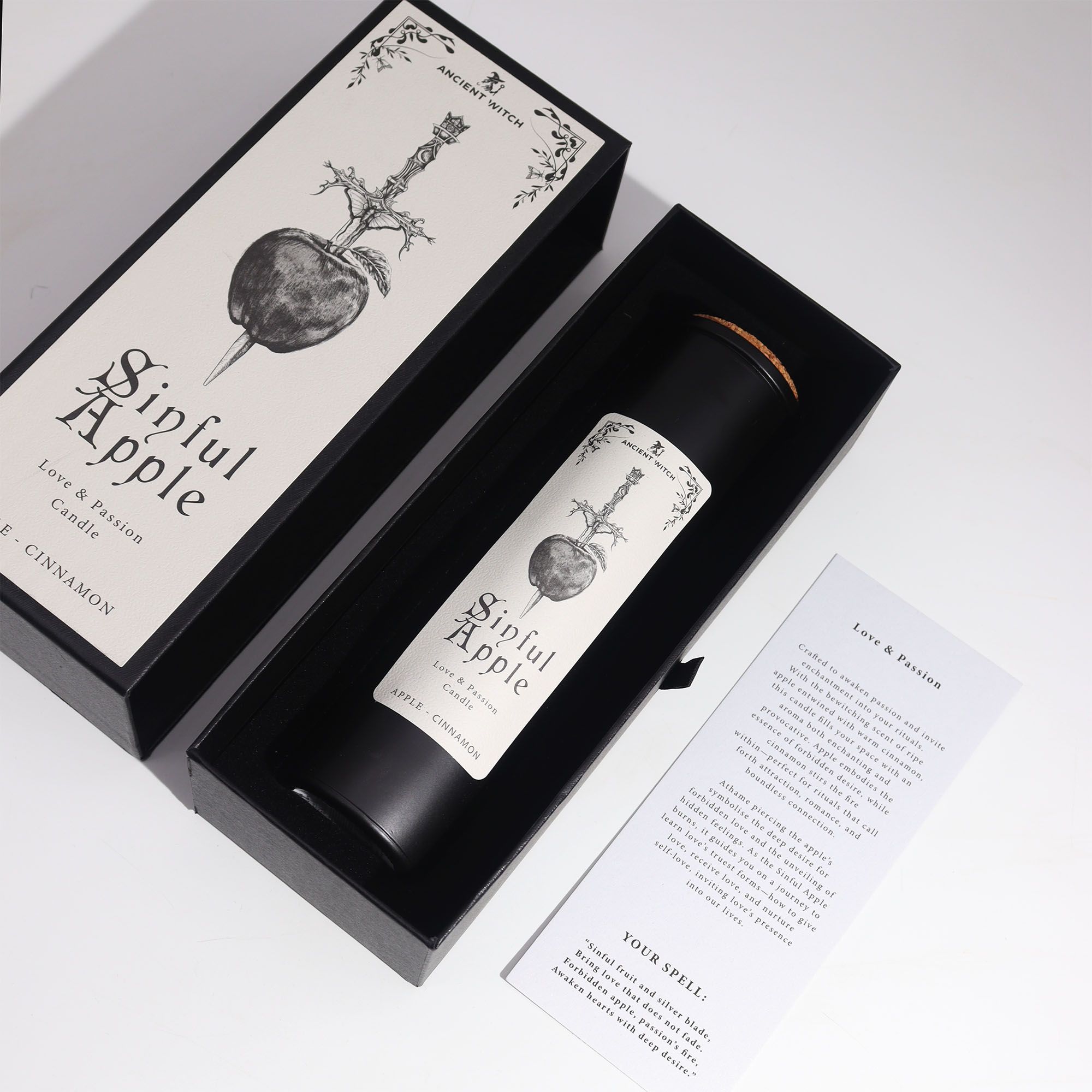 Ancient Witch Ritual Candles - Sinful Apple - Image 2