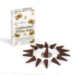 Stamford Incense Cones (15pc per Box) - Various Fragrances - FREE P&P - Califor. White Sage - Stamf. Incense Cones 15 pack
